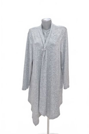 Dámský kardigan Shein, barva šedá, velikost 2XL