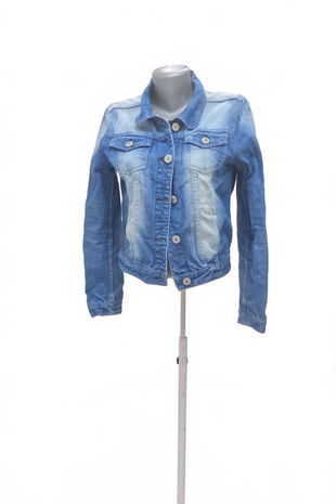 Dámska bunda Madona, farba denim, veľkosť L