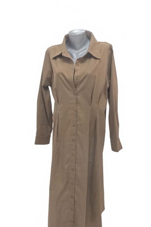 Dámské šaty Shein, barva hnědá, velikost XL