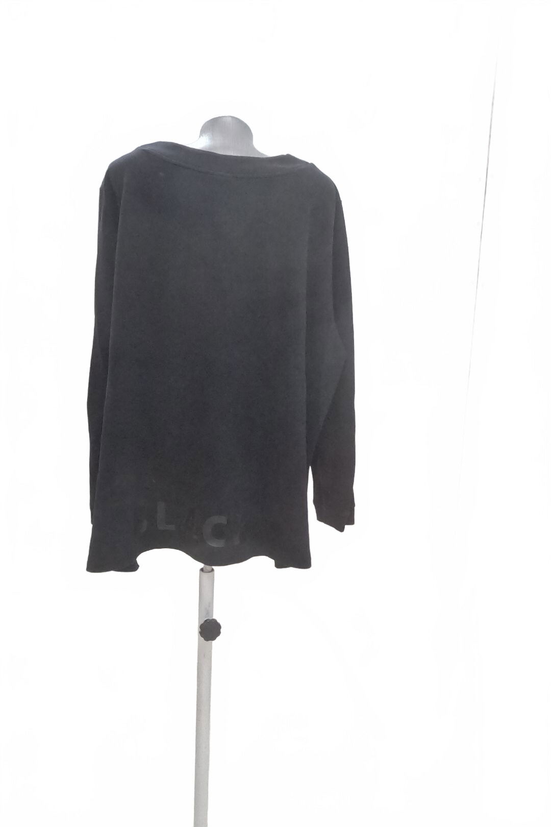 Dámská mikina Tchibo bez potisku, barva černá, velikost 3XL