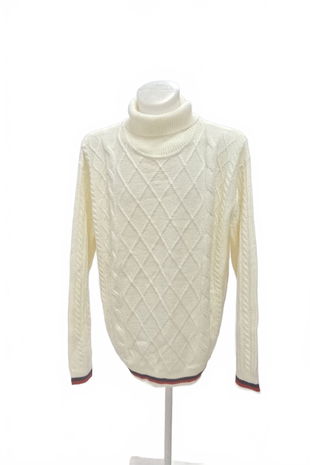 Pánský svetr Genesis, barva bílá, velikost 3XL