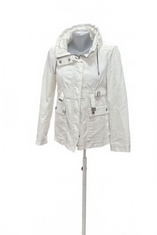 Dámska bunda Zara, farba biela, veľkosť M