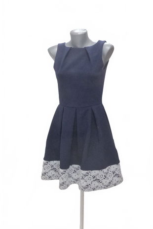 Dámske šaty Closet London, farba modrá, veľkosť 36