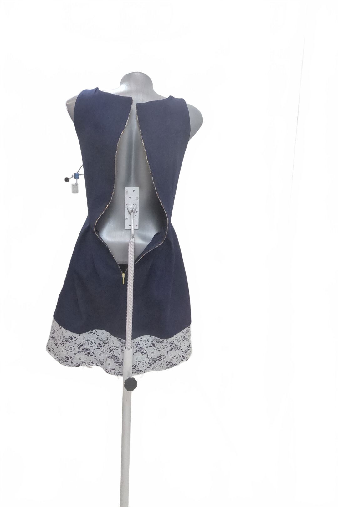 Dámske šaty Closet London, farba modrá, veľkosť 36