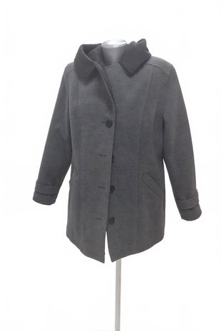 Dámský zimní kabát Genesis, barva šedá, velikost 46