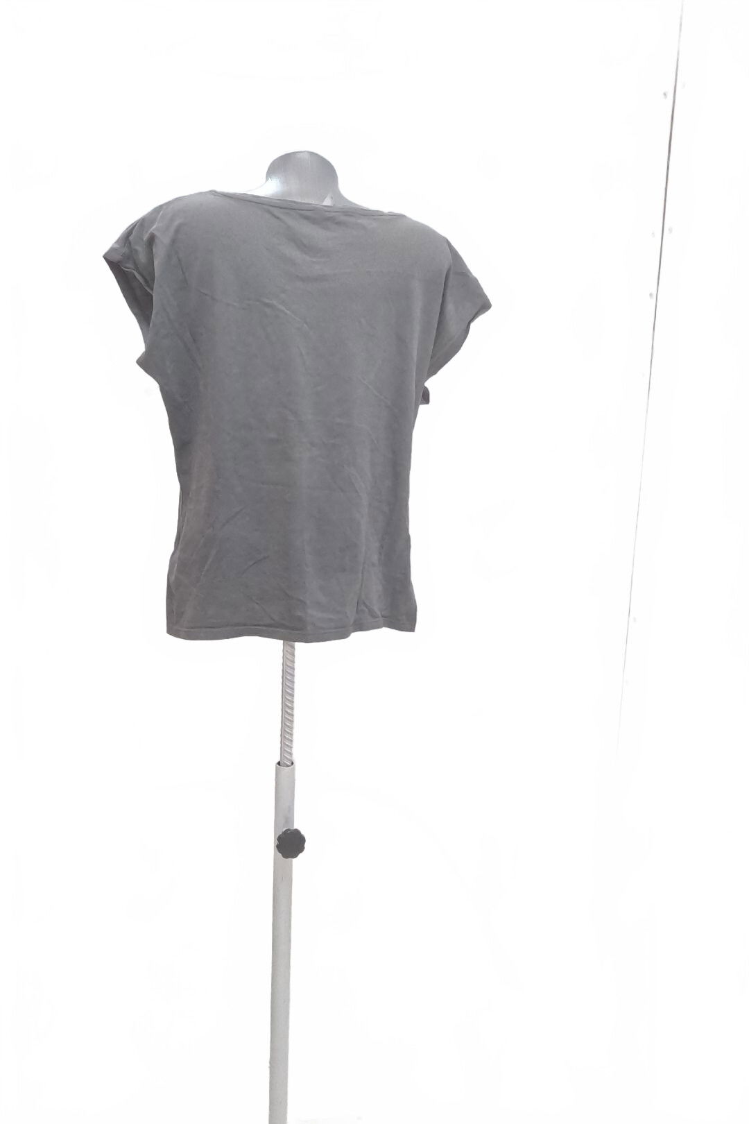 Dámske tričko Laura Torelli s potlačou, farba sivá, veľkosť M