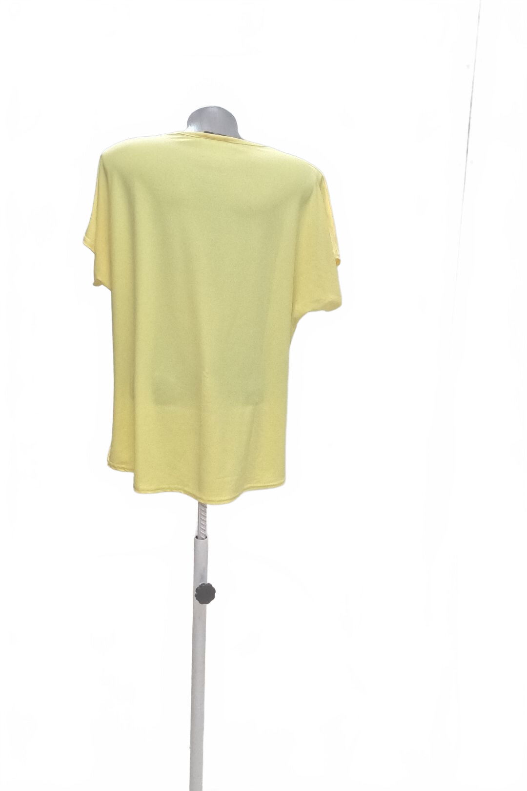 Dámské tričko Genesis s potiskem, barva žlutá, velikost 2XL