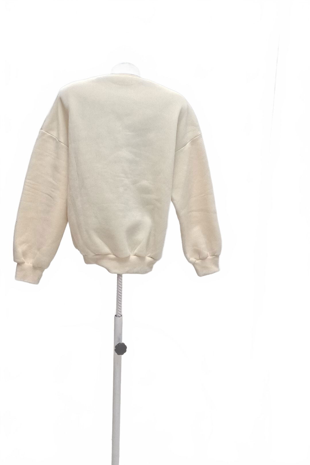 Dámska mikina Shein s potlačou, farba béžová, veľkosť 38