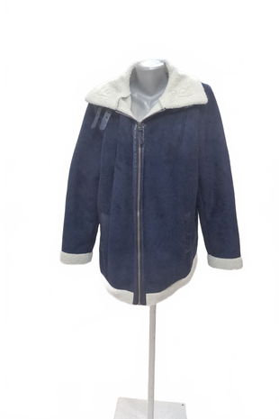 Dámská bunda Bpc Bonprix Collection, barva modrá, velikost 50