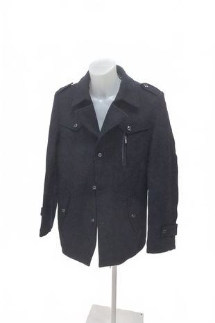 Pánský zimní kabát Genesis, barva modrá, velikost 4XL