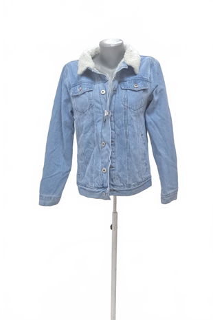 Dámska bunda Gate, farba denim, veľkosť 38