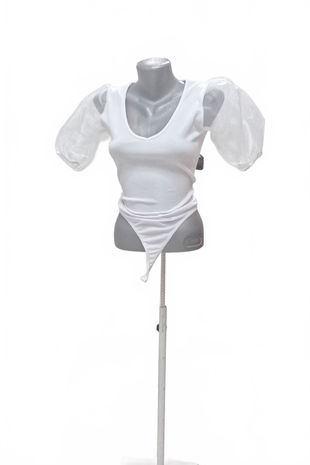 Dámske body Missguided, farba biela, veľkosť 34