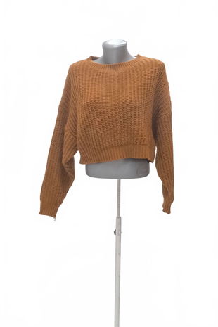 Dámsky sveter Shein, farba hnedá, veľkosť 38