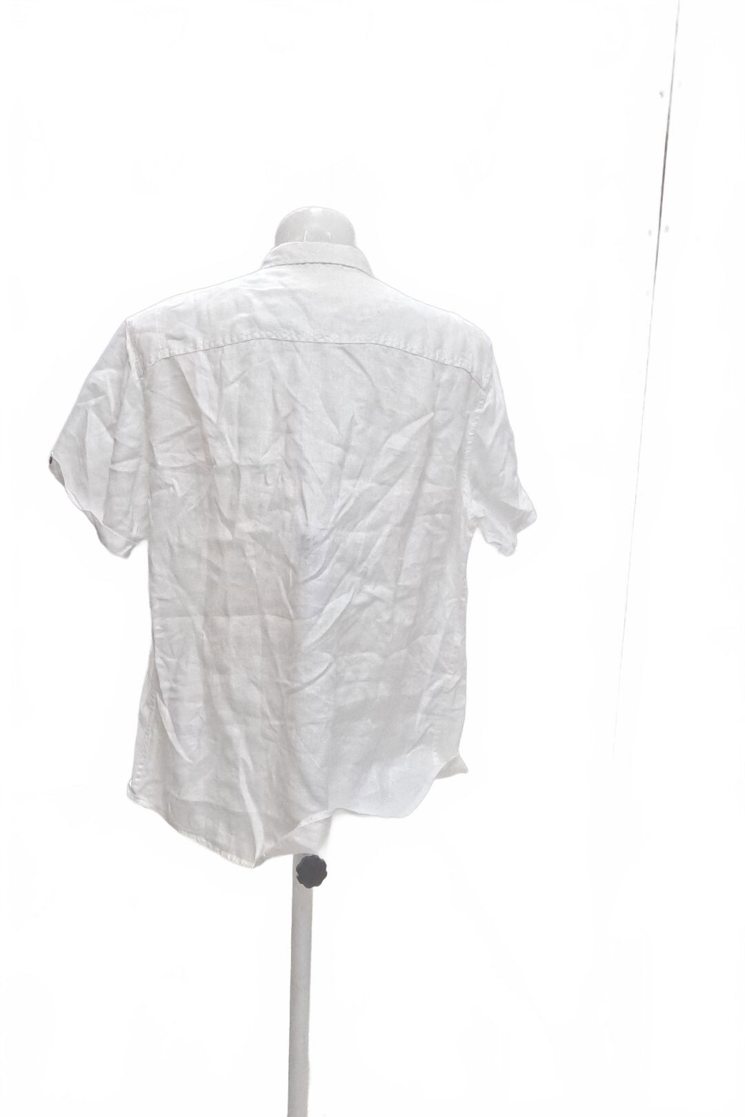 Pánská košile s krátkým rukávem Next, barva bílá, velikost XL