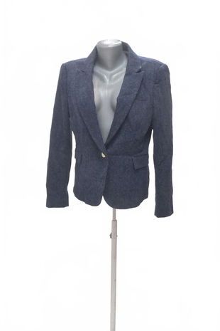Dámské sako Zara, barva modrá, velikost XL
