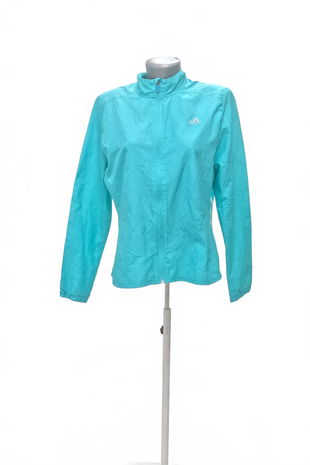 Dámska bunda Adidas, farba tyrkysová, veľkosť 40