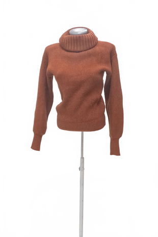 Dámsky sveter Lindex, farba hnedá, veľkosť XS