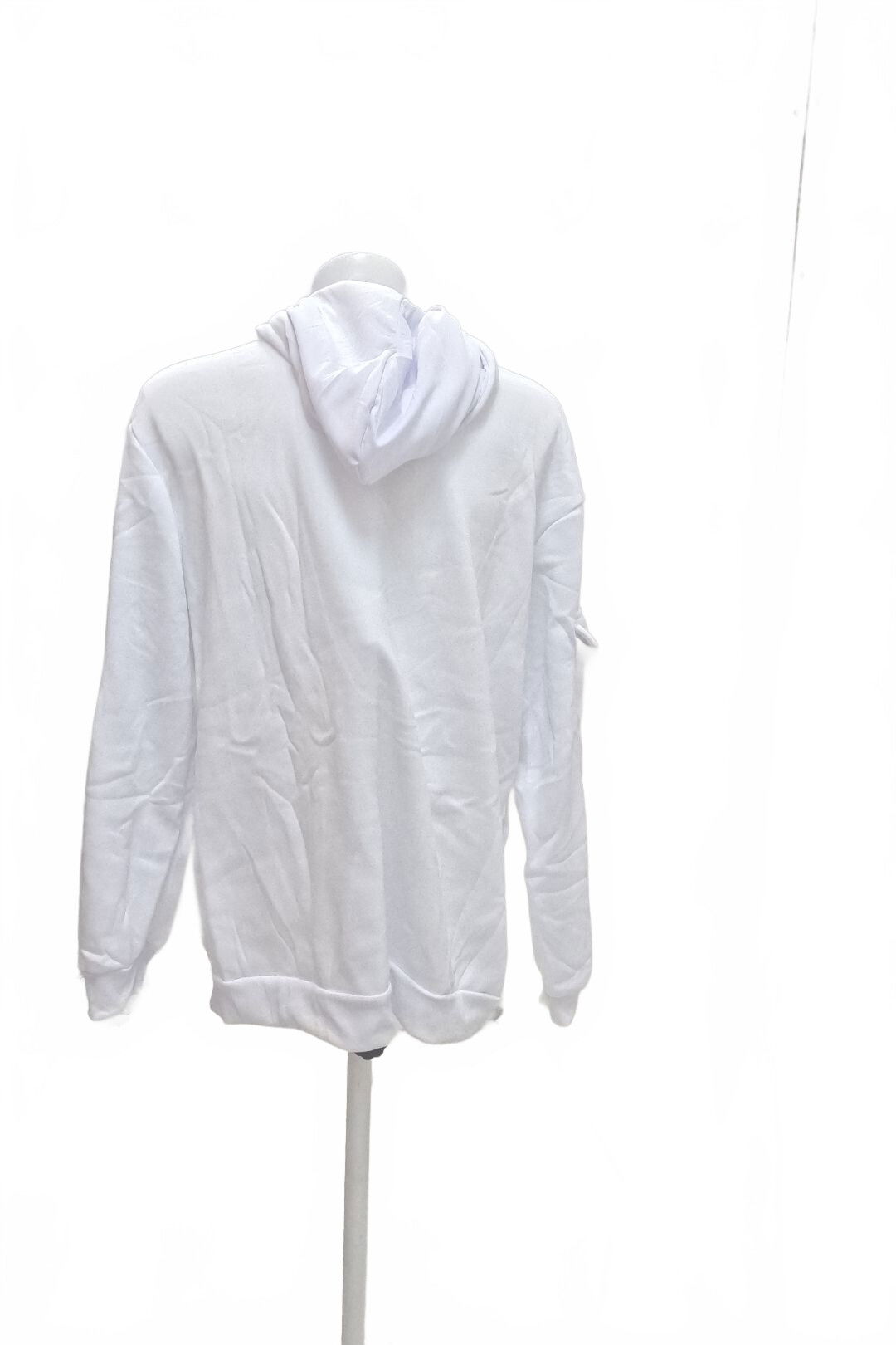 Pánská mikina Genesis bez potisku, barva bílá, velikost 3XL