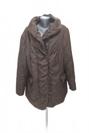 Dámská zimní bunda Genesis, barva hnědá, velikost 2XL