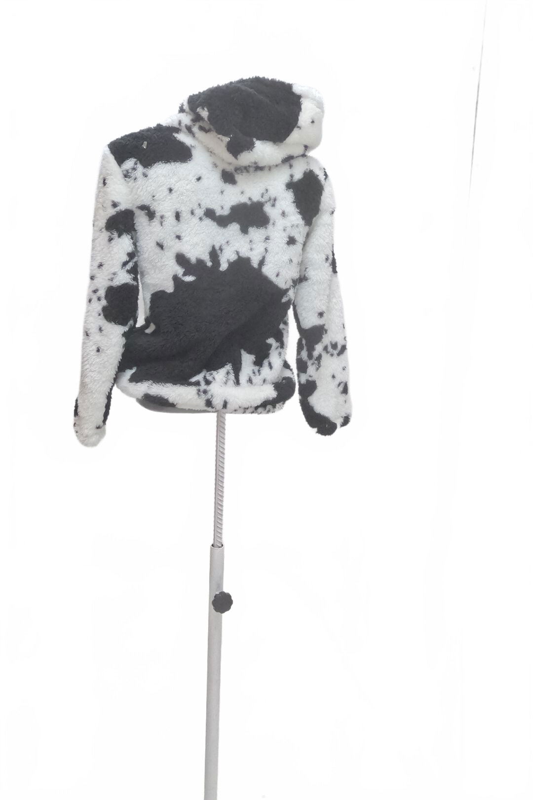 Dievčenská mikina Genesis bez potlače, farba zvieracie vzory, veľkosť 170