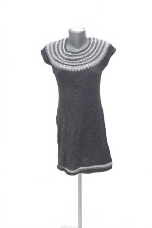 Dámske šaty H&M, farba sivá, veľkosť S