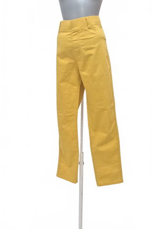 Dámské kalhoty Genesis, barva žlutá, velikost 46