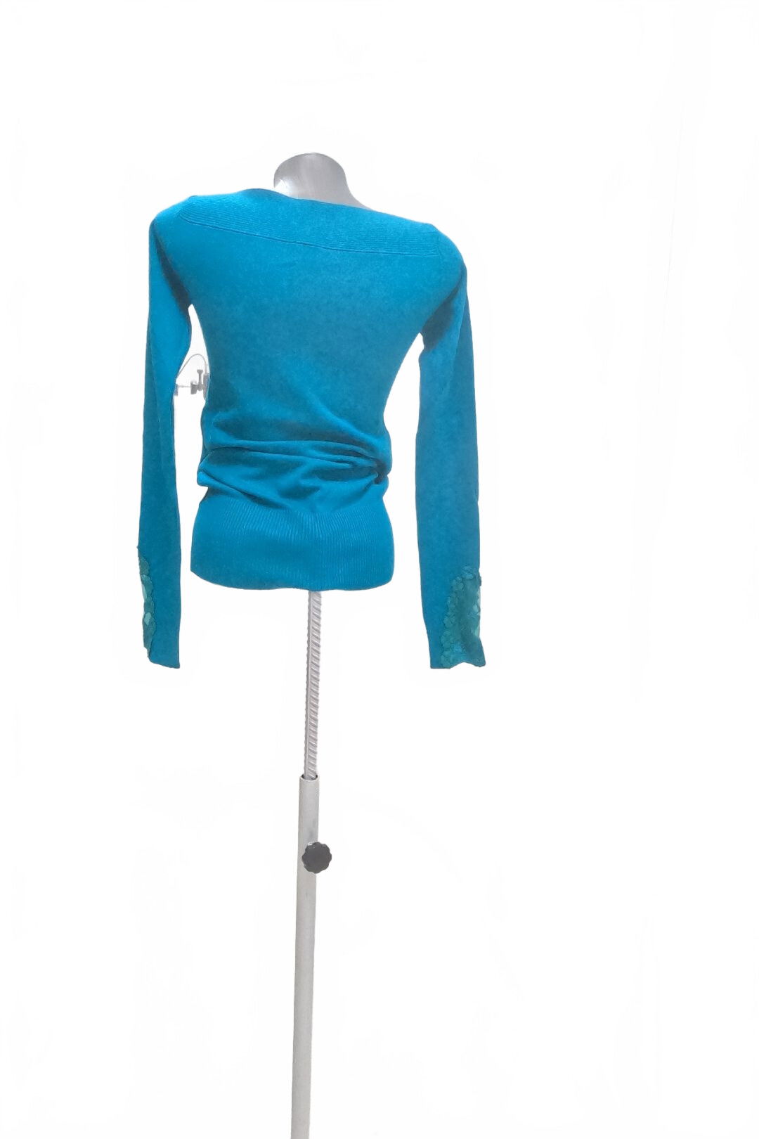 Dámsky sveter Genesis, farba tyrkysová, veľkosť S