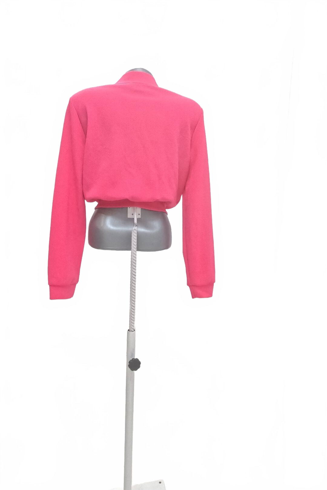 Dámska mikina Shein bez potlače, farba ružová, veľkosť M