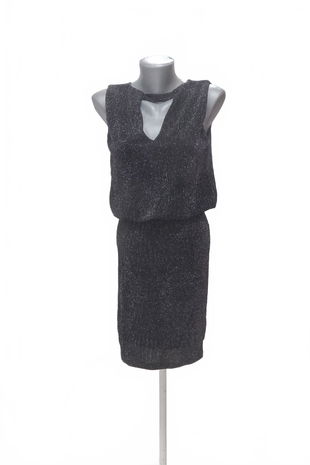 Dámske šaty Vila, farba čierna, veľkosť S