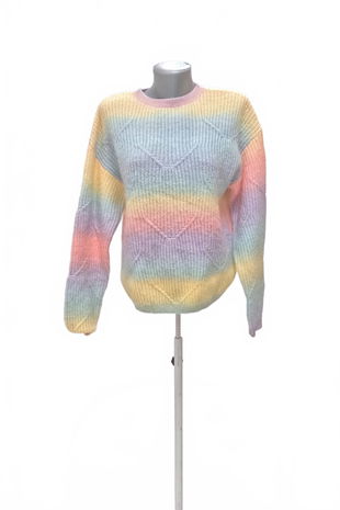 Dievčenský sveter F&F, farba viacfarebná, veľkosť 14-15 r