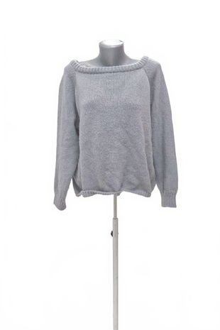 Dámsky sveter Shein, farba sivá, veľkosť 38