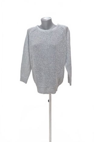 Dámsky sveter Tezenis, farba strieborná, veľkosť L
