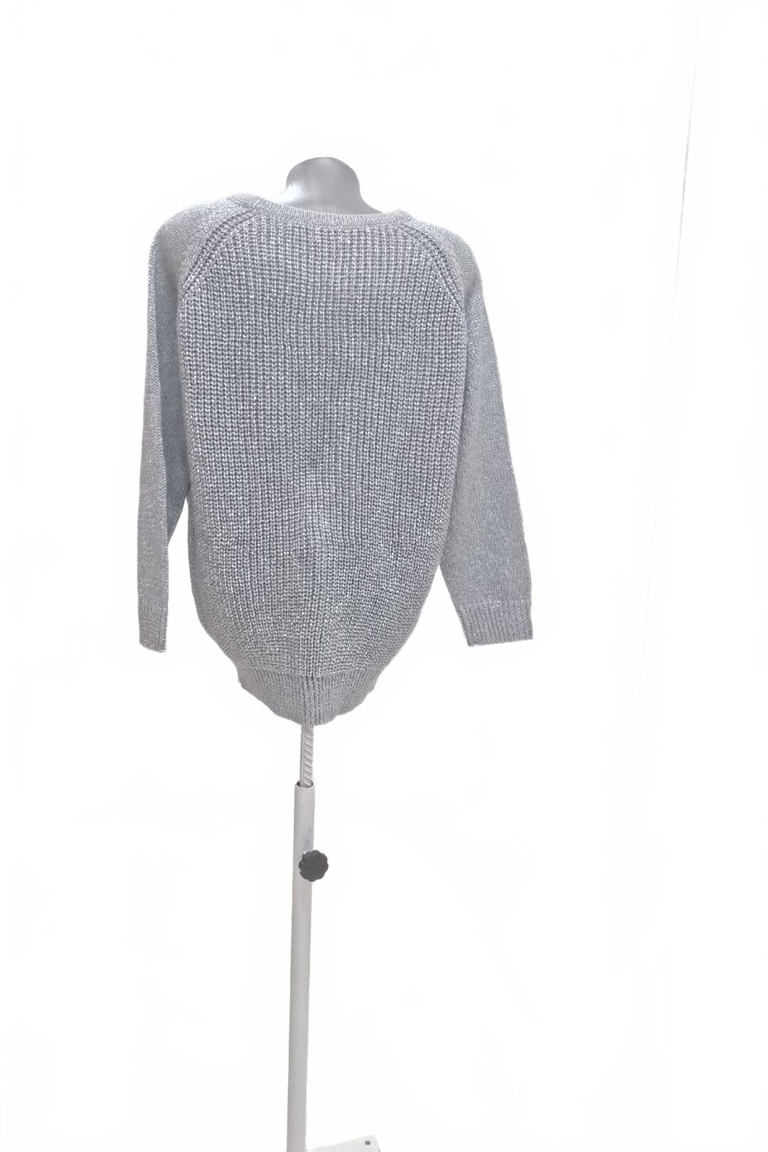 Dámsky sveter Tezenis, farba strieborná, veľkosť L
