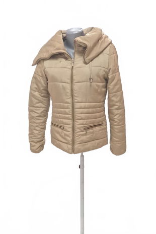 Dámska zimná bunda Reserved, farba hnedá, veľkosť 38