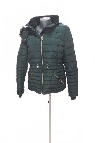 Dámska zimná bunda F&F, farba zelená, veľkosť 44