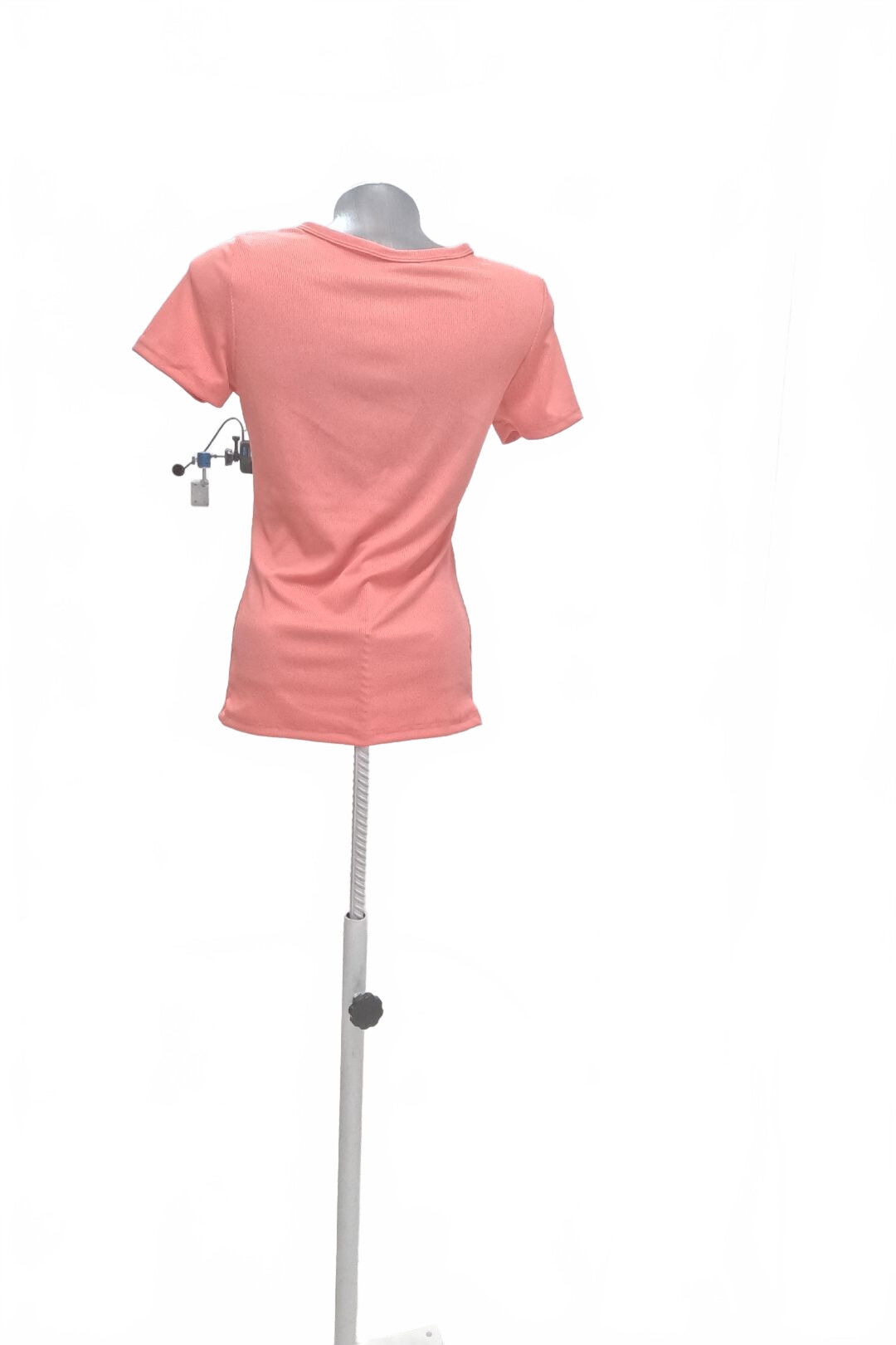 Dámske tričko Shein bez potlače, farba ružová, veľkosť M