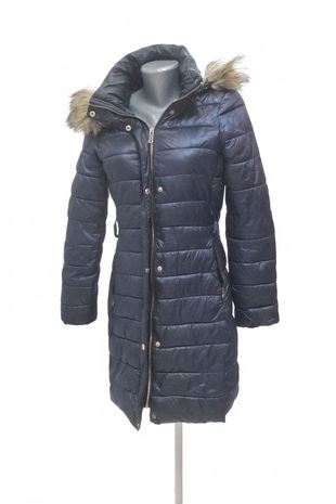 Dámska zimná bunda Reserved, farba modrá, veľkosť 34