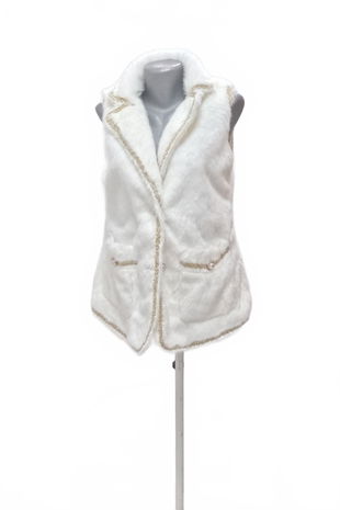 Dámska vesta Genesis, farba biela, veľkosť S