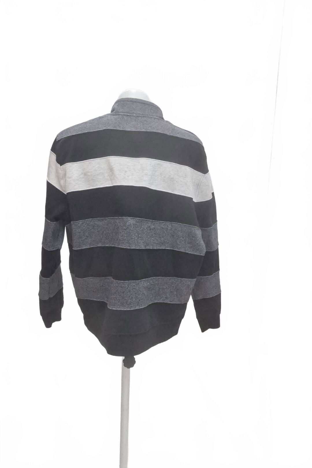 Pánská mikina Canda bez potisku, barva pruhovaná, velikost XL