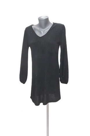 Dámske šaty F&F, farba čierna, veľkosť 34