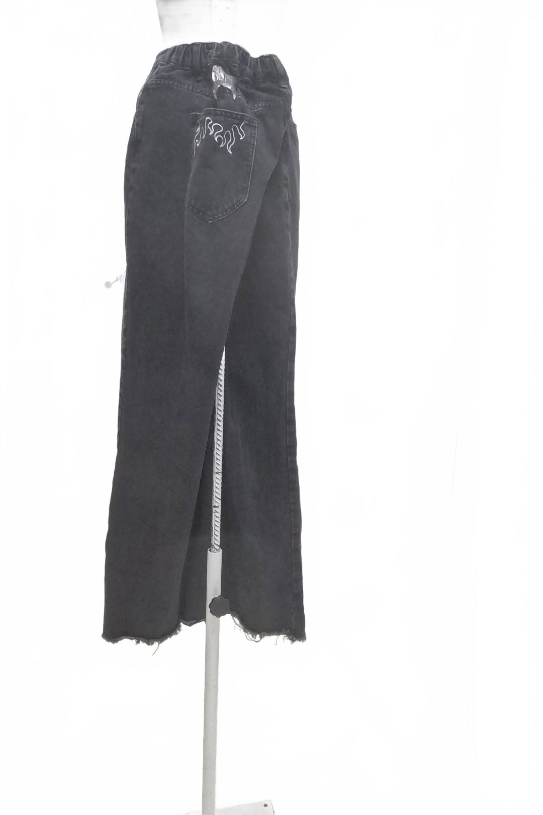 Dámské kalhoty Shein, barva černá, velikost 2XL