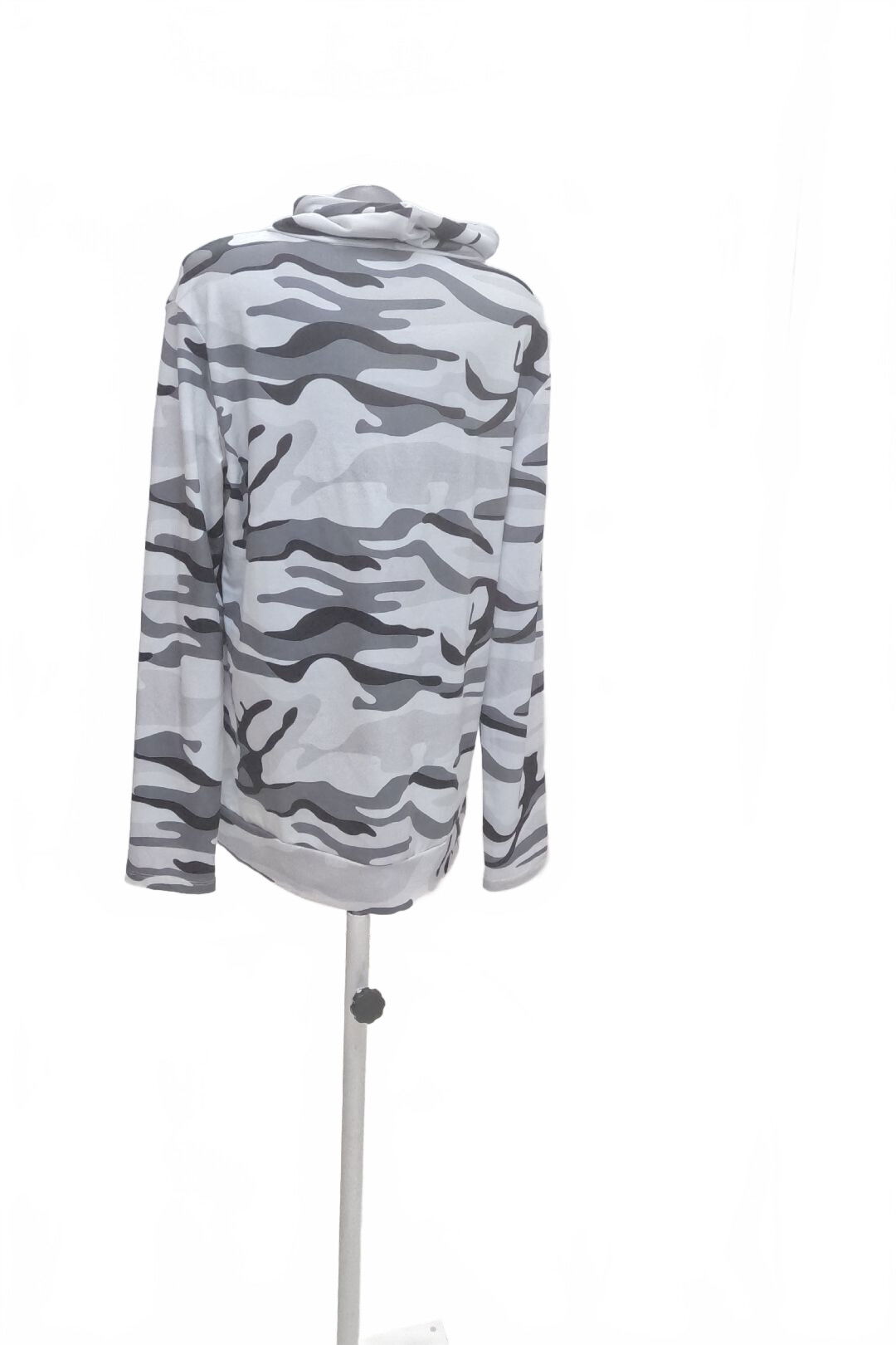 Dámská mikina Shein bez potisku, barva vzorovaná, velikost L