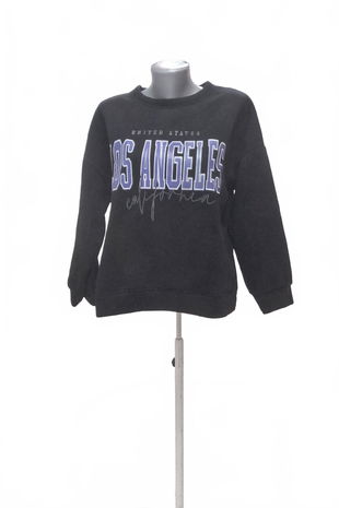 Dámská mikina Genesis s potiskem, barva černá, velikost XL