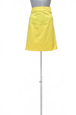 Dámska sukňa Amisu, farba žltá, veľkosť 42