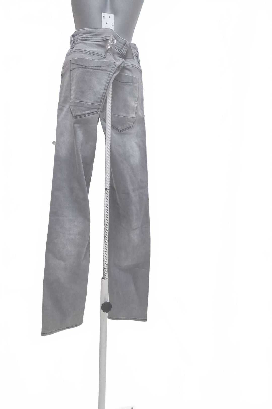 Pánské kalhoty Angelo Litrico, barva šedá, velikost L