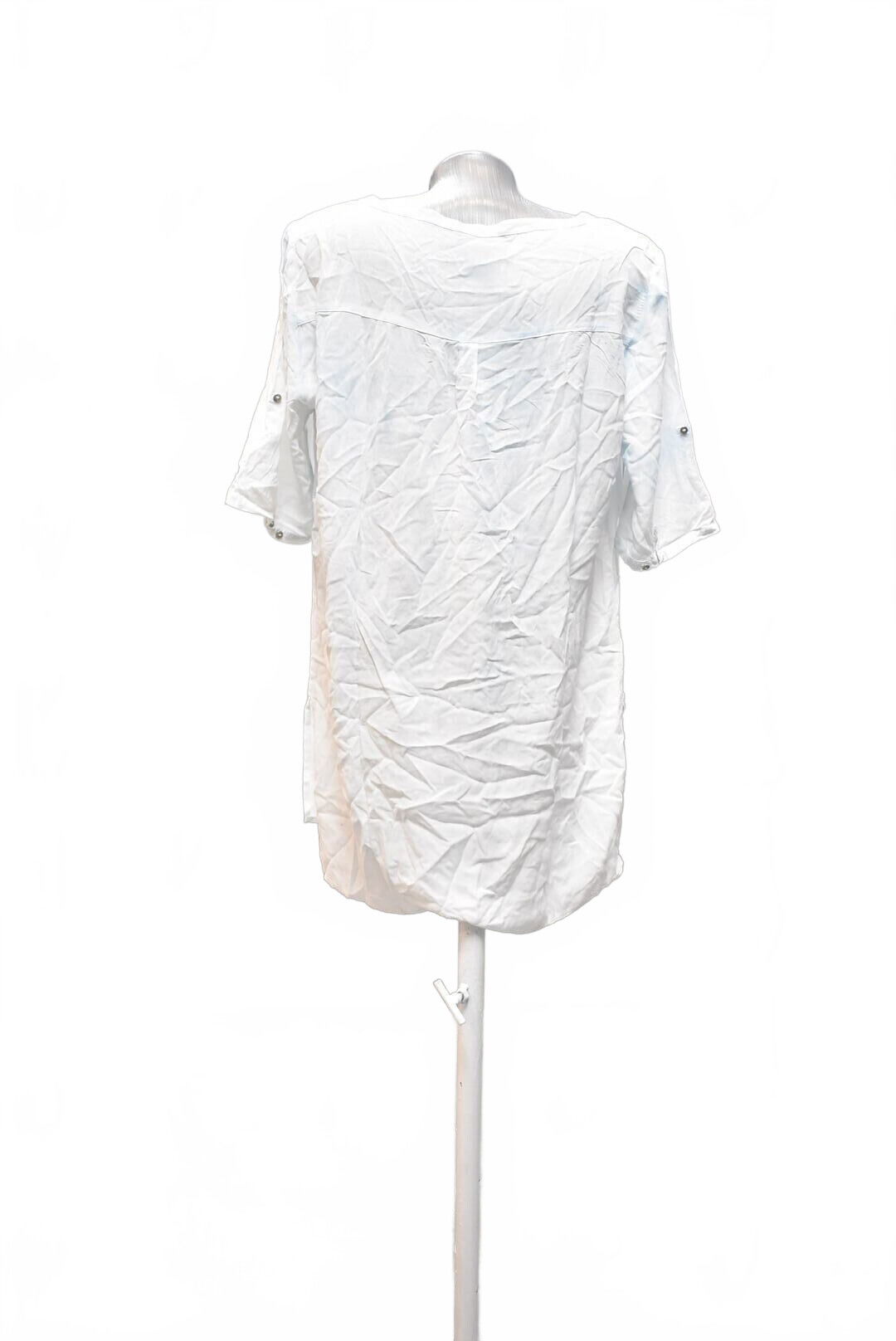 Dámské tričko Genesis bez potisku, barva bílá, velikost XL