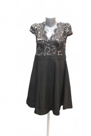 Dámske šaty Gate, farba čierna, veľkosť L