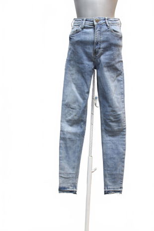 Dámske nohavice Mango, farba denim, veľkosť 36