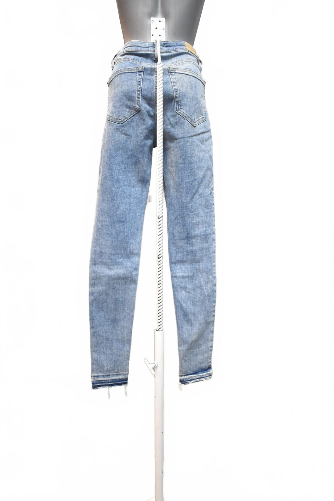 Dámske nohavice Mango, farba denim, veľkosť 36