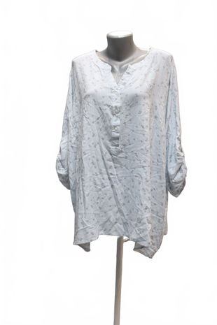 Dámské tričko Janina bez potisku, barva pruhovaná, velikost 56